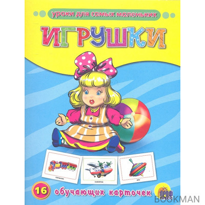 Игрушки. 16 обучающих карточек