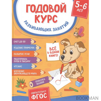 Годовой курс развивающих занятий. Для детей 5–6 лет