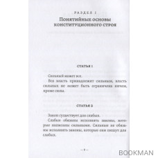 Понятийная Конституция. Альтернативный конституционный проект