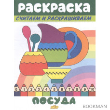 Раскраска Посуда