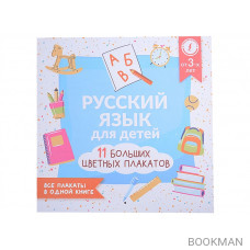 Русский язык для детей. Все плакаты в одной книге: 11 больших цветных плакатов