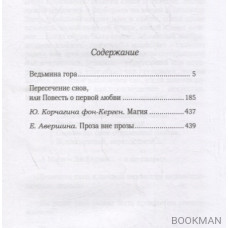 Ведьмина гора. Пересечение снов. Маленькие романы