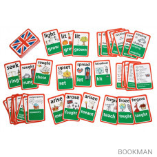 IQ Card games. English. Irregular verbs. Hard Level (100 карт)