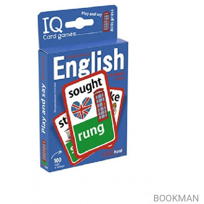 IQ Card games. English. Irregular verbs. Hard Level (100 карт)