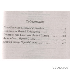 Петер Каменцинд. Под колесом. Последнее лето Клингзора. Душа ребенка. Клейн и Вагнер