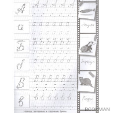 Прописи с опорными точками. Прописные буквы и цифры. Животные